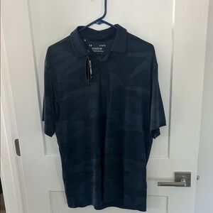 Under Armour Men's Dark Navy Camo Polo